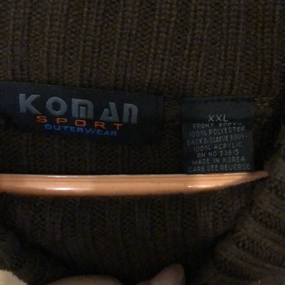 Men’s Patchwork Sweater - Picture 3 of 4